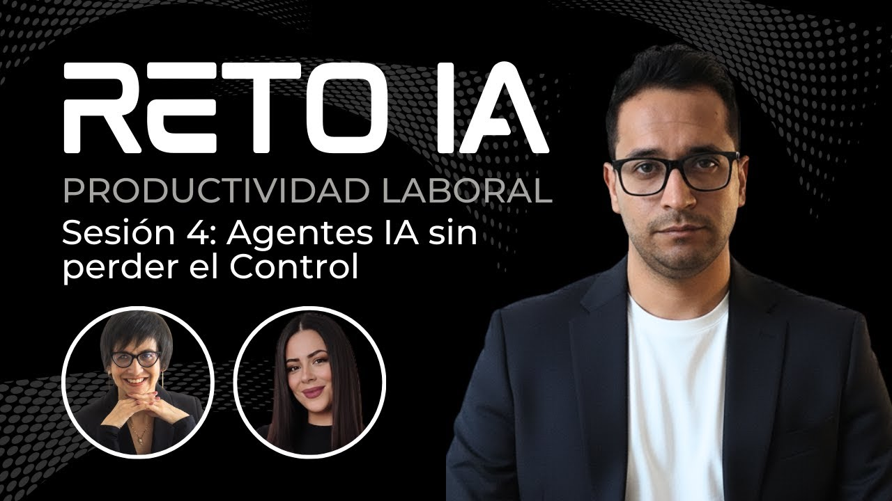 José Andonaire, CTO de Iarvix, exponiendo sobre agentes de IA y automatización de procesos en el evento Reto IA